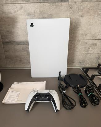 Playstation 5 + controller + gioco e scatola