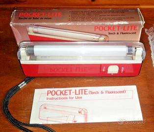 LAMPADA 2 IN 1 CON NEON - POCKET LINE - ANNI '80 -