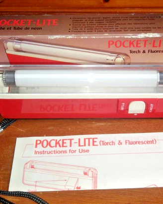 LAMPADA 2 IN 1 CON NEON - POCKET LINE - ANNI '80 -