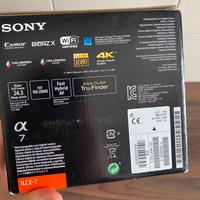 Sony ilce 7 con obiettivo