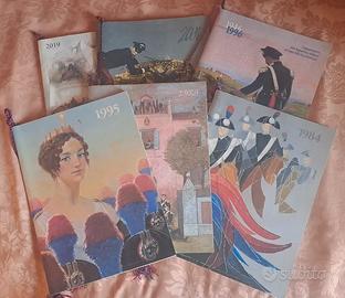 Calendari storici Arma Carabinieri annate varie.