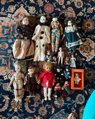 Lotto bambole da collezione vintage