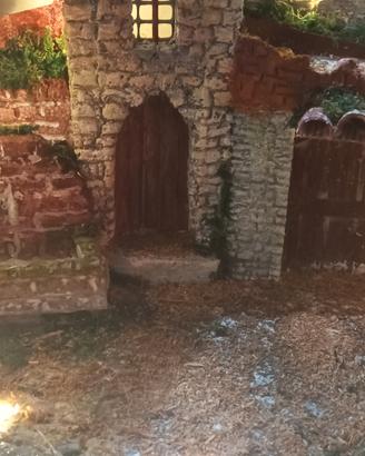 rudere presepe diorama 