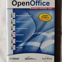CD ROM Open office 2008 con manuale italiano