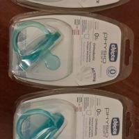 ciucci chicco in silicone, nuovi, sigillati