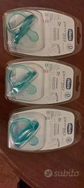 ciucci chicco in silicone, nuovi, sigillati