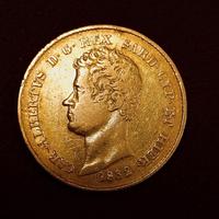 Moneta oro 20 lire 1832