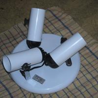 applique a tre lampadine  E27 orientabili