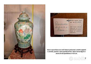 Vaso in porcellana cinese