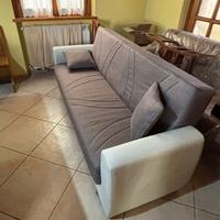 Divano letto 1 piazza e mezza come nuovo.
