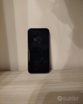 iPhone 13 blu 128GB con caricabatterie originale