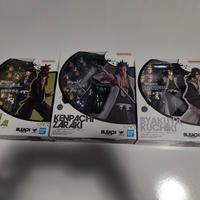 Bandai SH Figurats Bleach Kenpachi Byakuya Renji