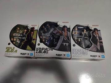 Bandai SH Figurats Bleach Kenpachi Byakuya Renji
