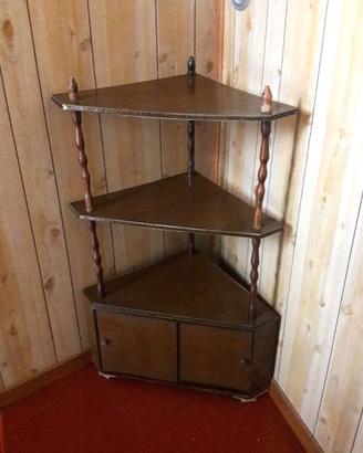 Armadio Cassettiera Mobile Scaffale ad Angolo