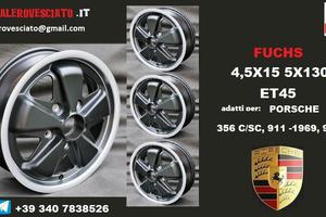 Cerchi fuchs 4,5x 15 et45 porsche 356 911 912