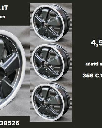 Cerchi fuchs 4,5x 15 et45 porsche 356 911 912