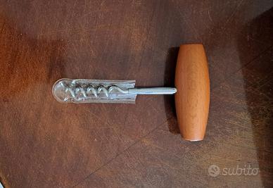 Cavatappi Foppapedretti in legno e acciaio nuovo