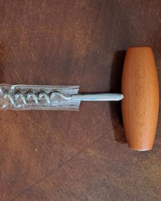 Cavatappi Foppapedretti in legno e acciaio nuovo