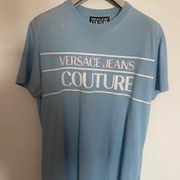 T-shirt Versace Jeans Couture azzurra