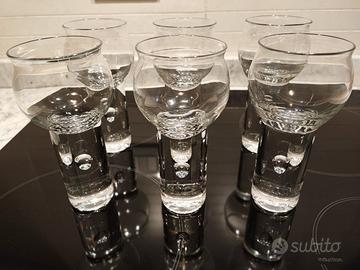 SERVIZIO BICCHIERI VINTAGE DA COGNAC 6 PEZZI