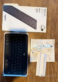 Tastiera bluetooth Logitech keys to go per Apple