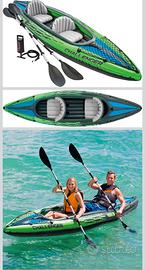 Canoa Gonfiabile challenger K2 2 posti completa