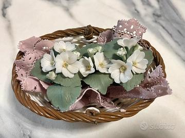 Cestino in ceramica lladró