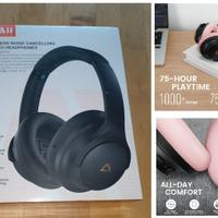 Cuffie bluetooth nera e rosa - Sigillata