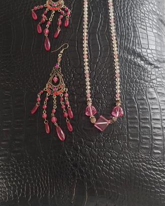 collana  e orecchini 