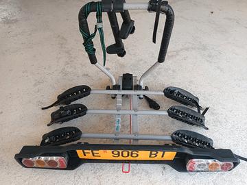 Portabici da gancio traino omologato