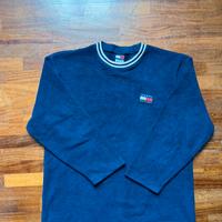 Tommy Hilfiger fleece vintage 90s blu XL