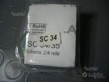 AMC - SC34 - SCHEDA RELE' A 2 SCAMBI