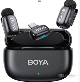 Microfoni Wireless x iPhone Android Lavalier BOYA