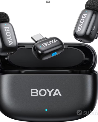 Microfoni Wireless x iPhone Android Lavalier BOYA