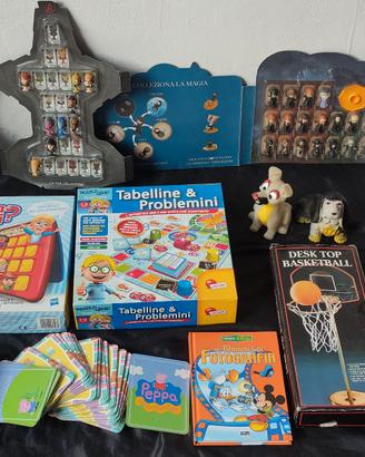 Lotto giochi da tavolo giocattoli gadget peluche