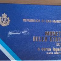Monete Serie Ridotta Lire di San Marino 1972