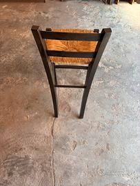 sgabello in legno