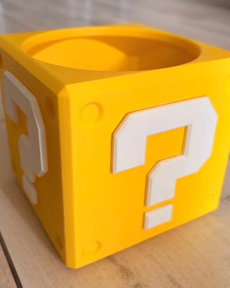 Vaso Cubo Giallo Super Mario
