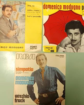 Domenico Modugno 45 giri Fonit Pathé RCA 1959 1969