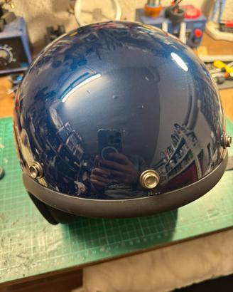 Casco DMD jet retro deep blue tg M
