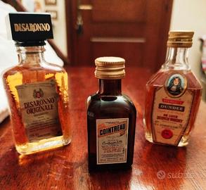3 mignon liquore vintage 