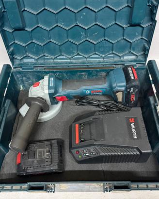 Smerigliatrice Bosch GWS 18V-7 da 4 ah