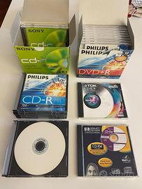 Dvd e Cd assortiti TDK Sony Verbatim Philips