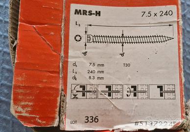 Viti Mungo a testa cilindrica 7.5 x 240