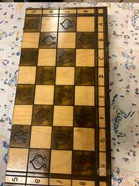 Scacchi in legno modello "Senator" Wegiel 40x40 cm