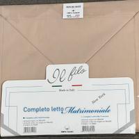 Completo letto matrimoniale  beige