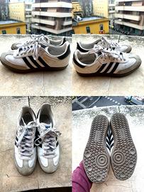 Scarpe Adidas modello Samba – bianco/nero 39