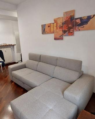 Divano Letto Angolare Beige - Modello Lisa