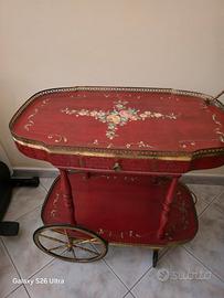 carrello da the stile veneziano 