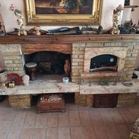 Camino e forno in muratura